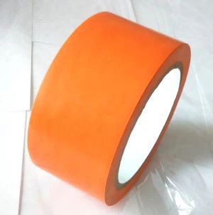 Cinta protectora de PVC naranja