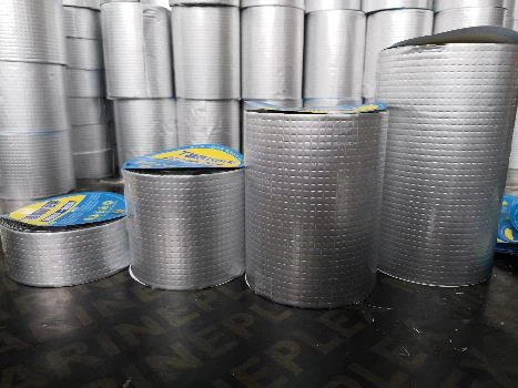 Cinta impermeable de caucho de butilo de aluminio para techo
