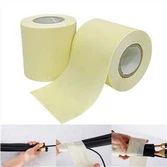 Cinta para envolver tuberías de PVC blanco para aire acondicionado general sin pegamento